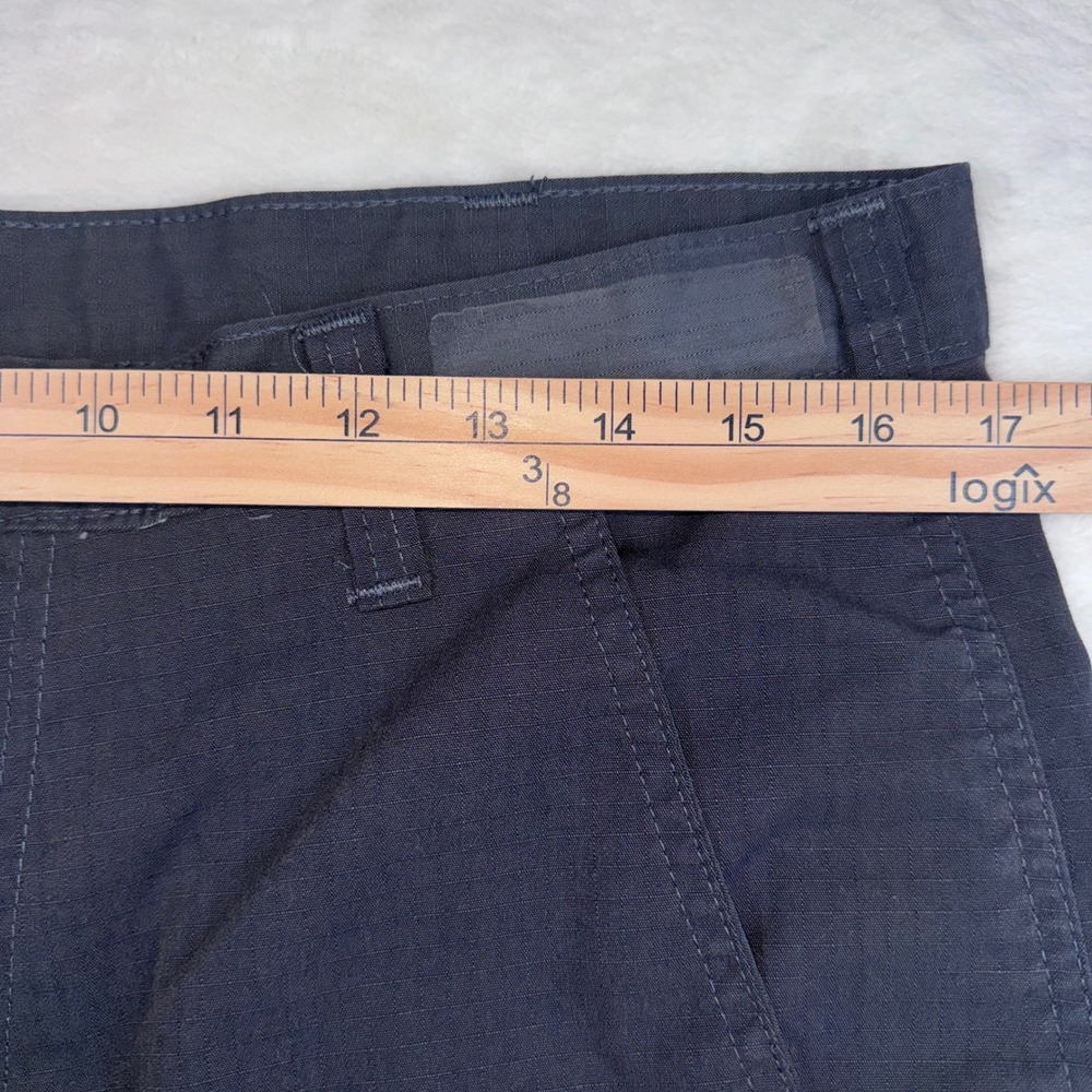 Carhartt Work Pants Men 34x32 Dark Navy Relaxed Fit Ripstop Utility Trousers - Picture 2 of 7
